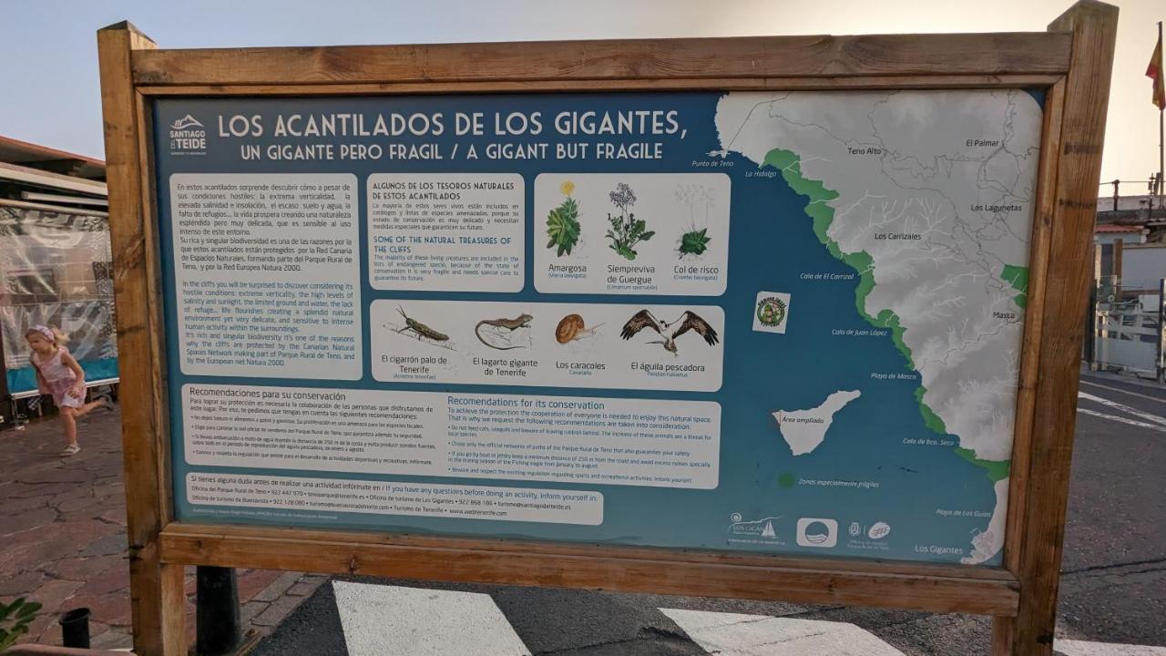 Concanas - Los Gigantes Centre Apartman Acantilado de los Gigantes Kültér fotó